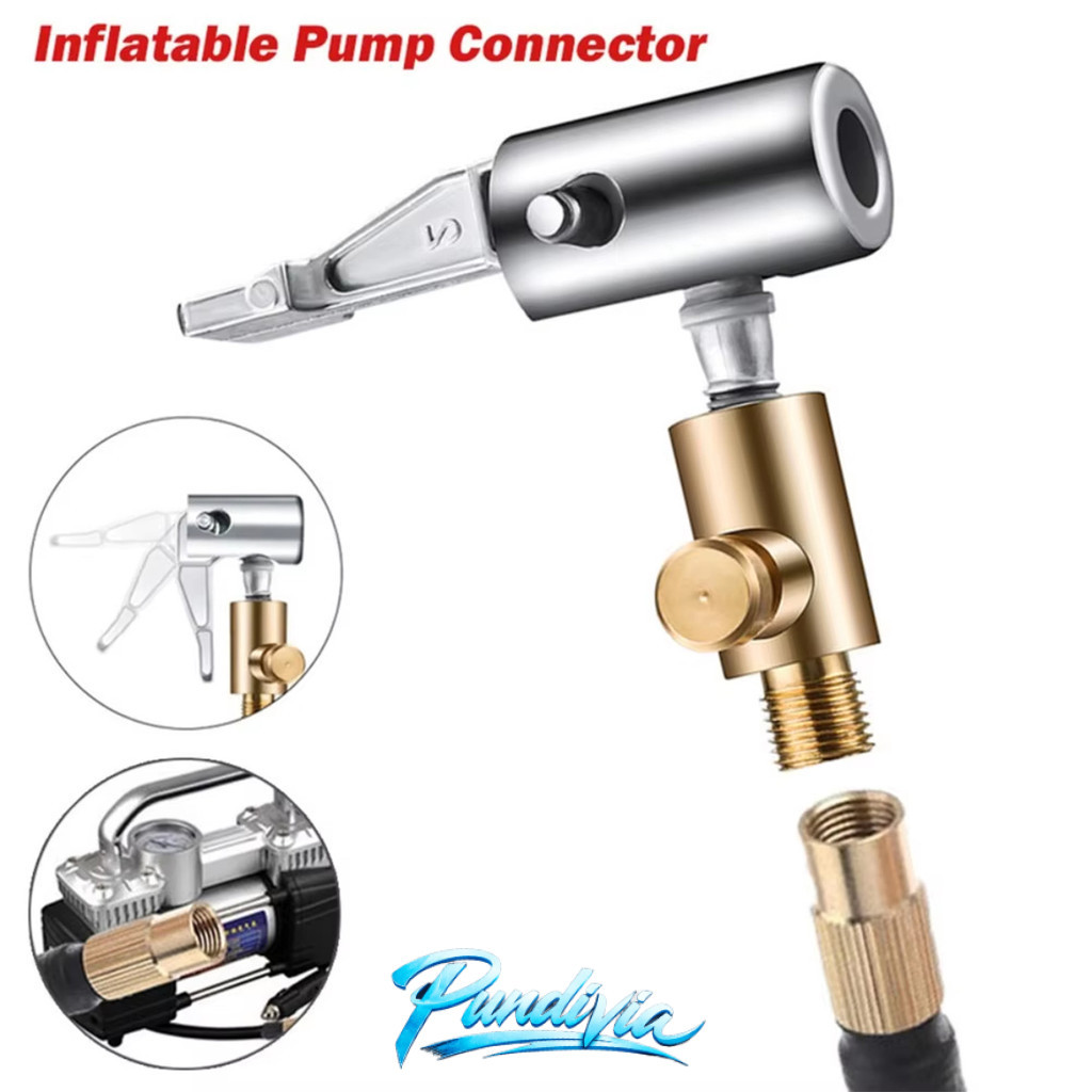 PUNDIVIA Pompa Angin Ban Adaptor Pompa Angin Chuck Keong Chuck Pompa Ban Untuk Mobil Motor Inflation