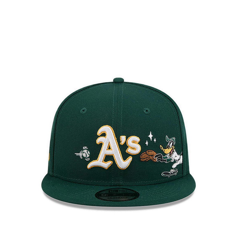 New Era M 9FIFTY Looneytunes Oakland Athletics Men's Caps - Dark Green
