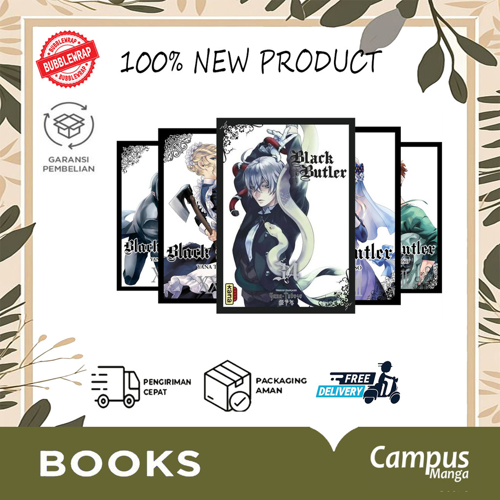 Black Butler Manga (33 Book series) (English)