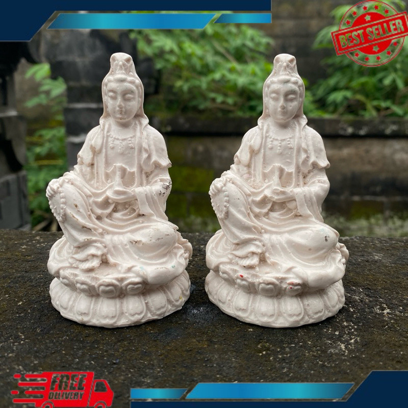 Patung Dewi Kwan Im Tinggi 9 cm - Patung Resin - Patung Dewi Kwan Im 9 cm - Dewi Kwan Im - Dewi Guan