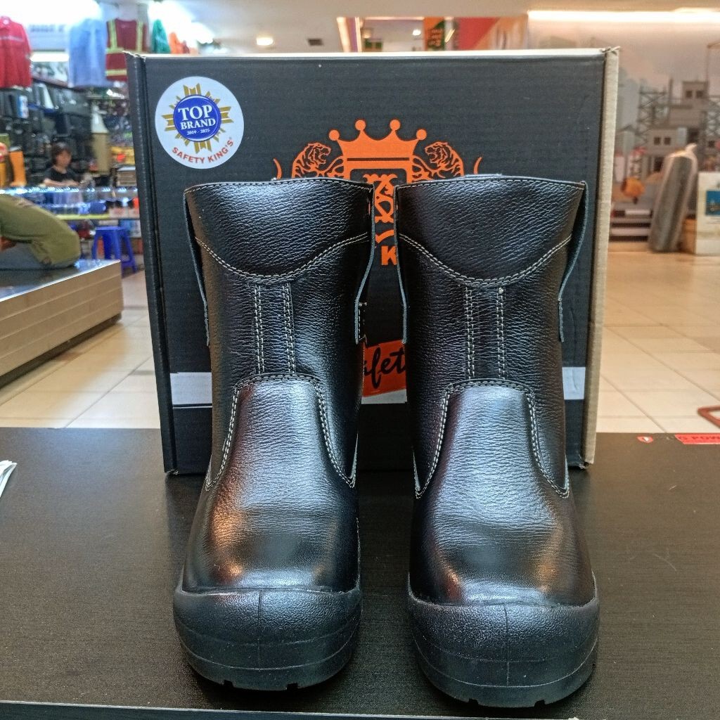 Sepatu Safety King's KWD 805 X-Hitam Safety Shoes Keselamatan Kerja Proyek Berkualitas Tinggi 100%Or