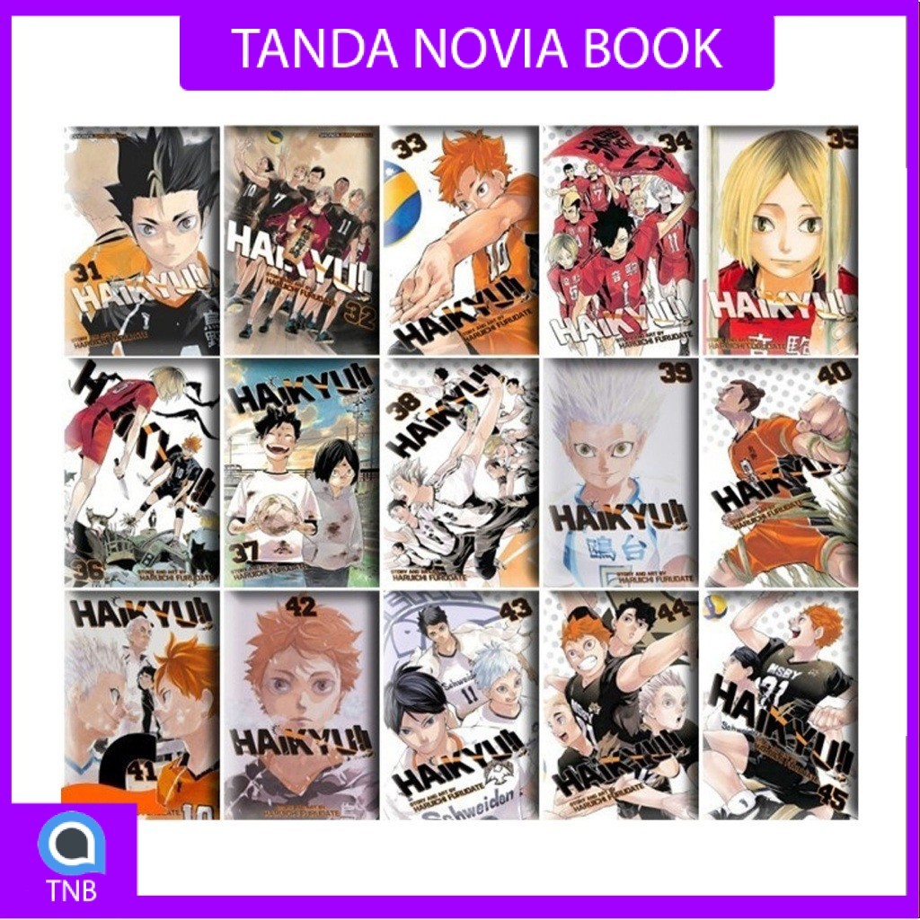 Haikyuu manga vol.1-45 (English)