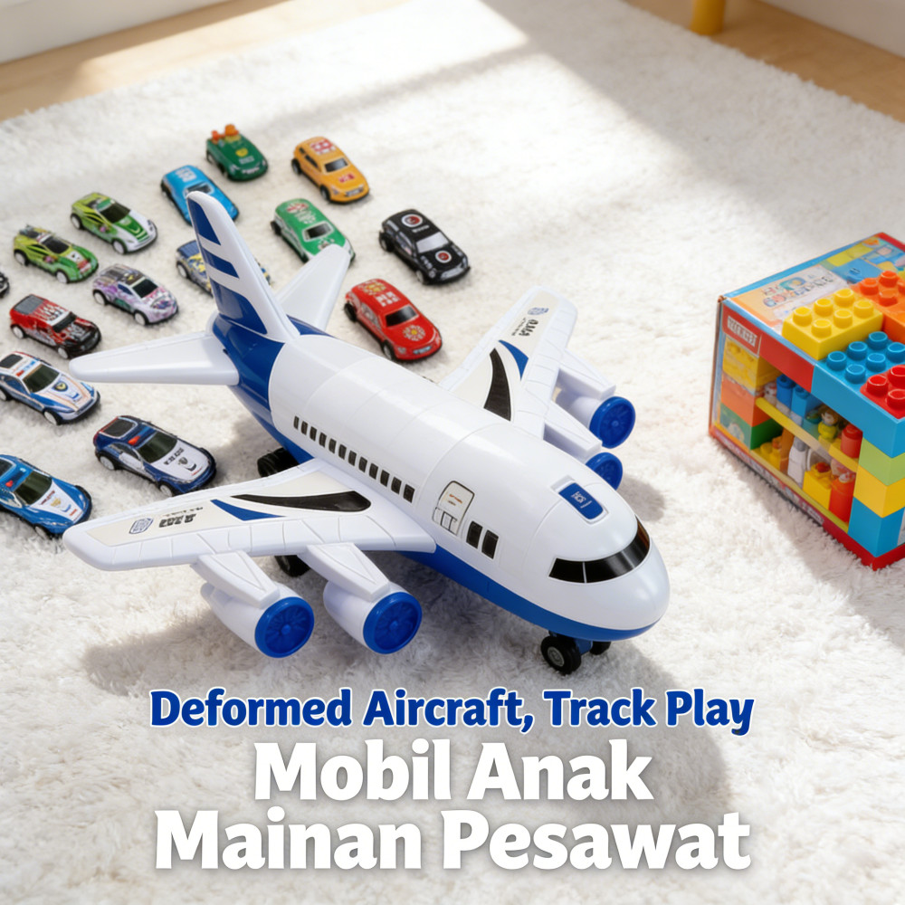 Anak Laki Laki Helikopter Pesawat Baling Tarik Mainan Anak Pesawat Mainan