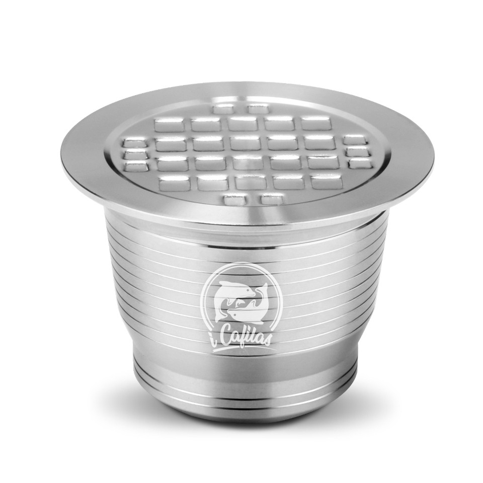 ICafilasComaptible With Nespresso Refillable Capsule 2019 Stainless Steel Reusable For Nespresso Cap