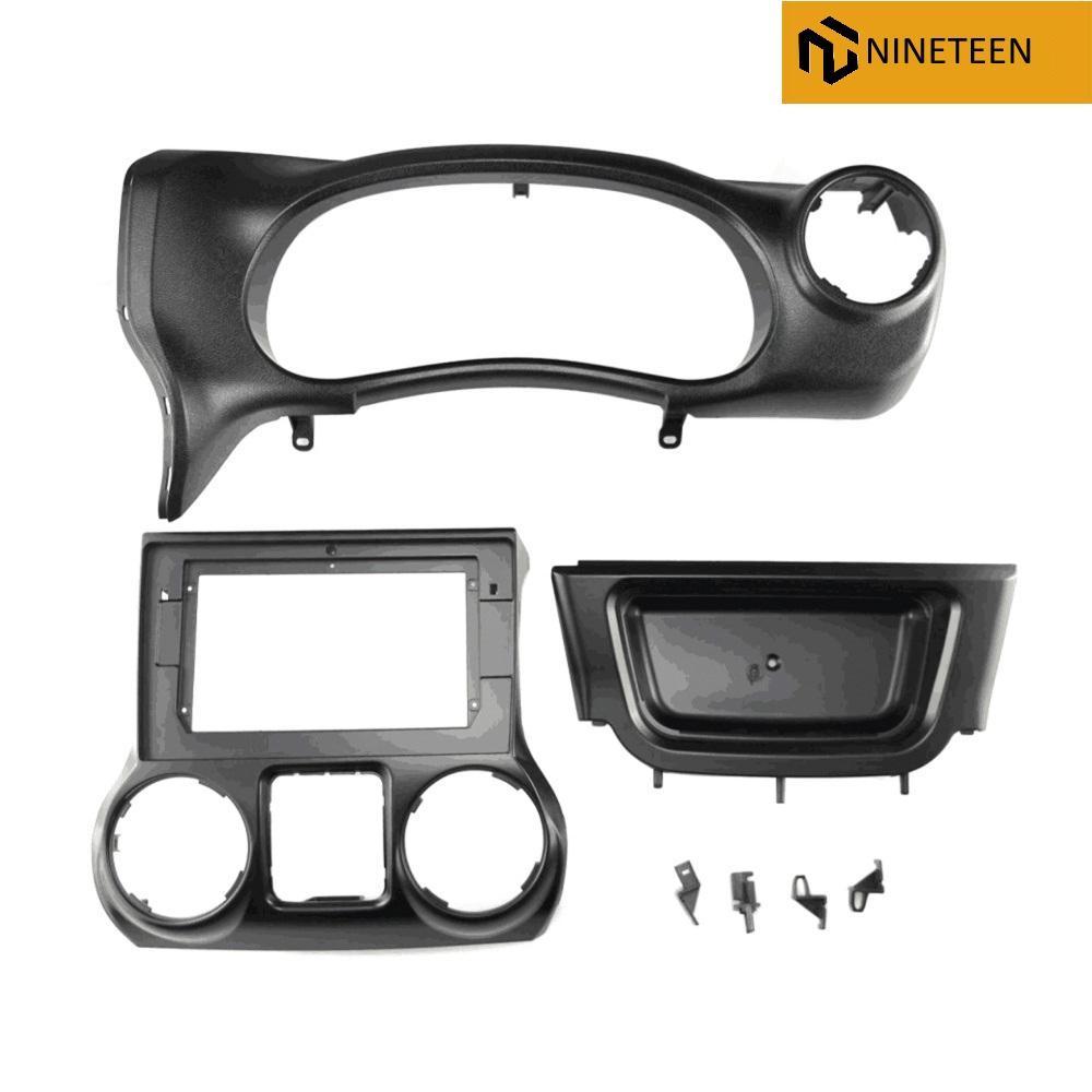 Frame Jeep Wrangler Rubicon 2011 - 2014 Untuk Headunit Android 10 inch