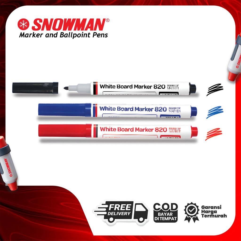 Snowman Spidol Whiteboard BG 820 Marker Kecil