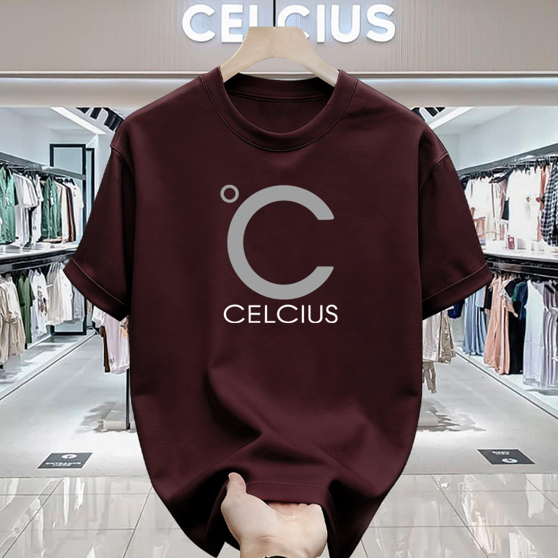 T-shirt CELCIUS Pria Kaos Original Casual Fashion Streetwear Trend Nyaman