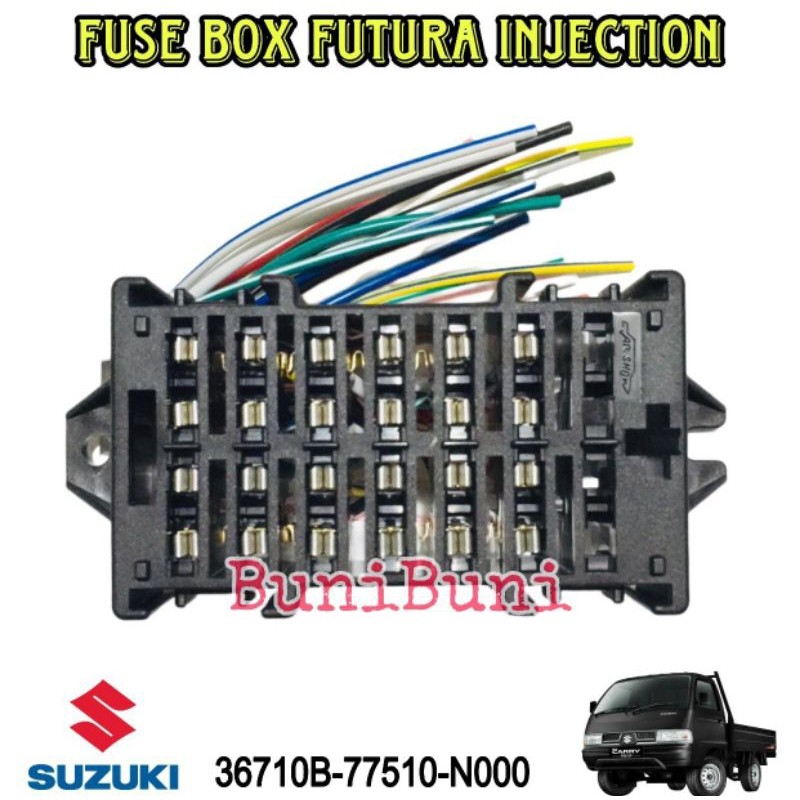 READY FUSE BOX FUTURA INJECTION / Rumah Kotak Sekring Sikring Untuk Mobil SUZUKI FUTURA INJECTION / 