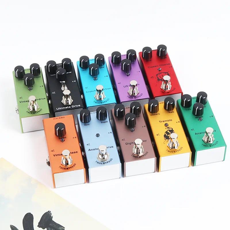 Electric Guitar Pedal Overdrive stortionChorusDelayTremolo Delay Looper Reverb True Bypass for Versa
