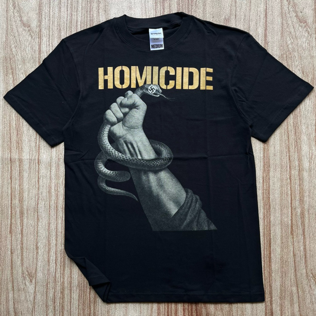 T-shirt HOMICIDE - ILLSURREKSHUN GOLD