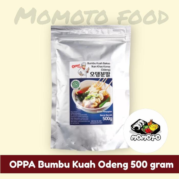 Bumbu Kuah Odeng Korea Grosir OPPA 500 gram Kuah Bakso Ikan HALAL - KUAH ODENG FULL