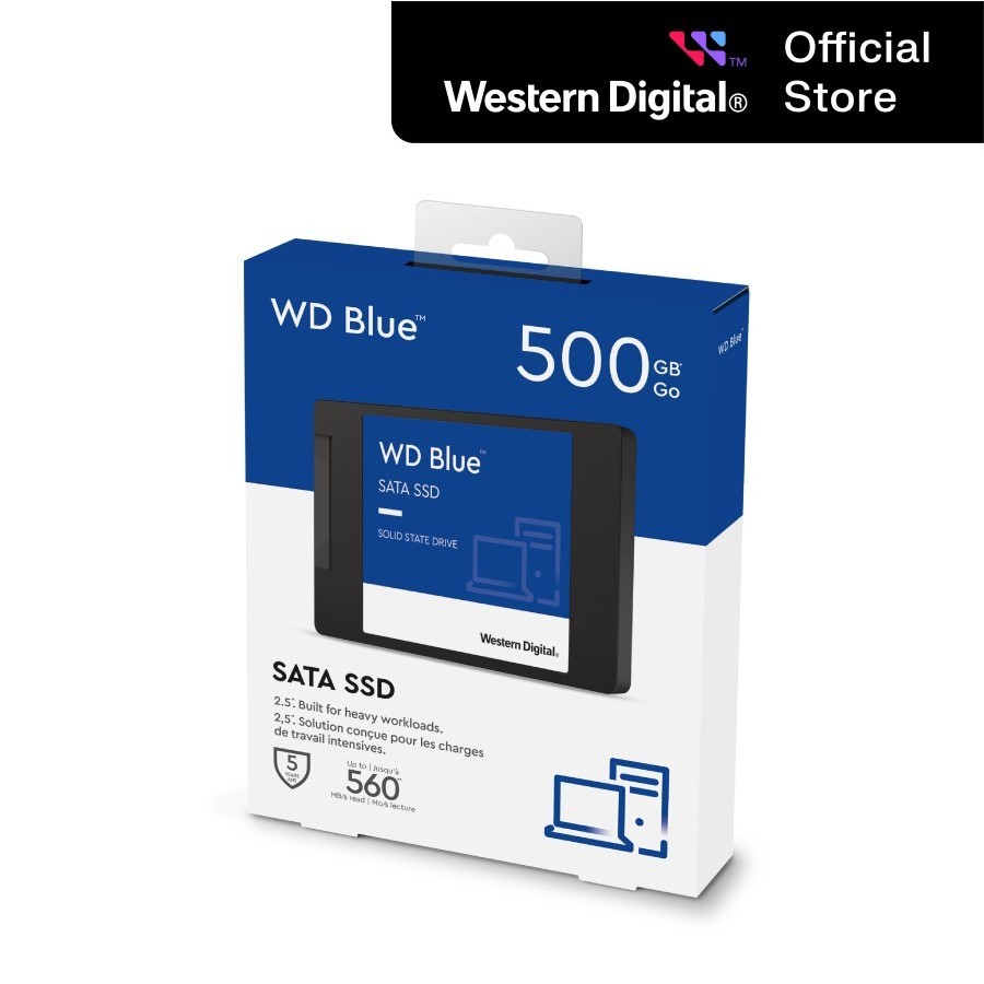SSD WD BLUE 500GB - WDS500G3B0A SATA3 - Original