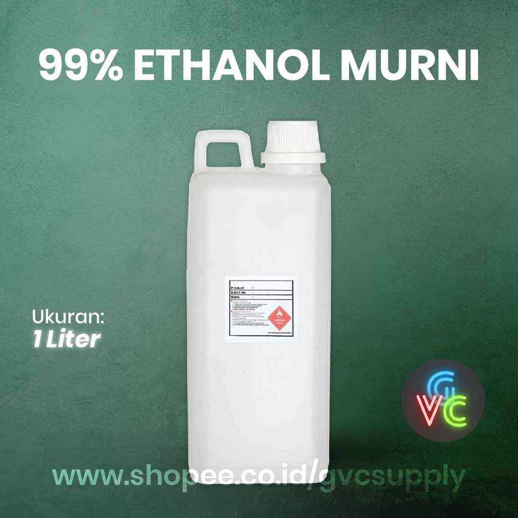 Ethanol Murni 99.8% 1 Liter - GVCSupply - Alkohol Ethanol Murni