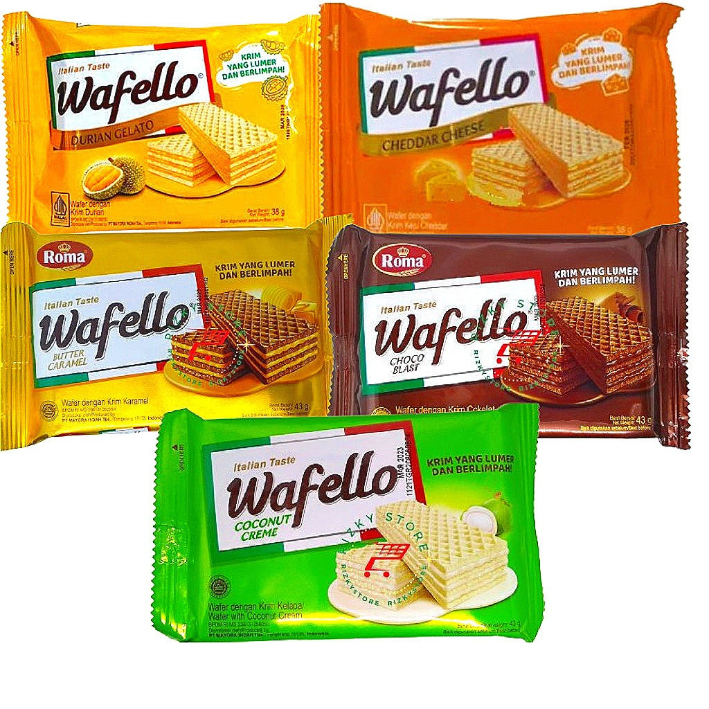#MAYORA ROMA WAFELLO 38gr 5 Varian