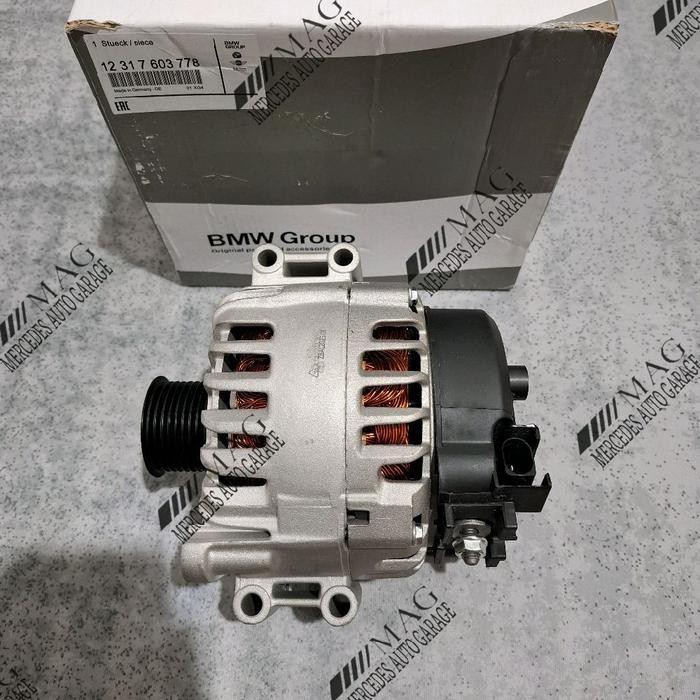 DINAMO ALTERNATOR BMW 14V 220A N54 F01 F02 X6 E71 E70 GENUINE GENERATOR 12317603778