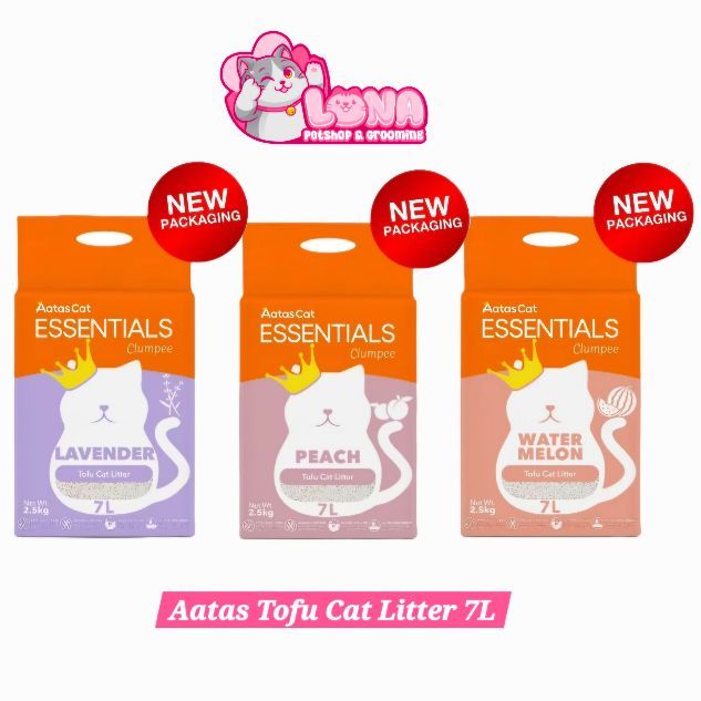 Aatas Tofu Cat Litter 7L - Lavender