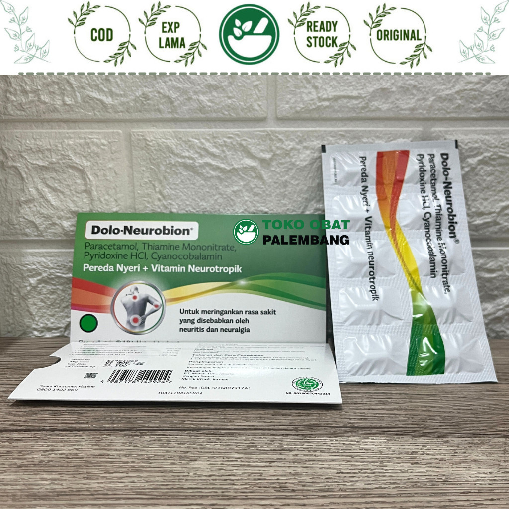 DOLO-NEUROBION 10TABLET PEREDA NYERI VITAMIN NEURITIS NEURALGIA NEUROBION DOLO NEUROBION