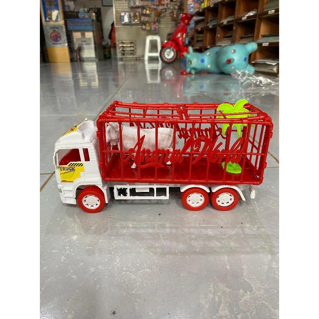 Mainan Mobil Truck Pengangkut Hewan ST 2044/Truck Animal Truck Hewan Murah