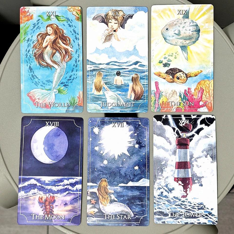 Healing Waves Tarot 103*6cm 78 Kartu Tarot Menggabungkan Aspek Penyembuhan dari Alam dan Seni Menjad