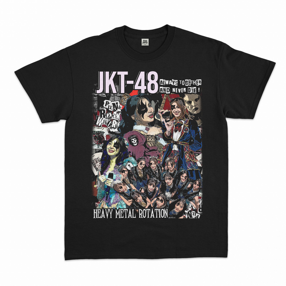 TSHIRT HEAVY METAL ROTATION PUNK Kaos Aneh