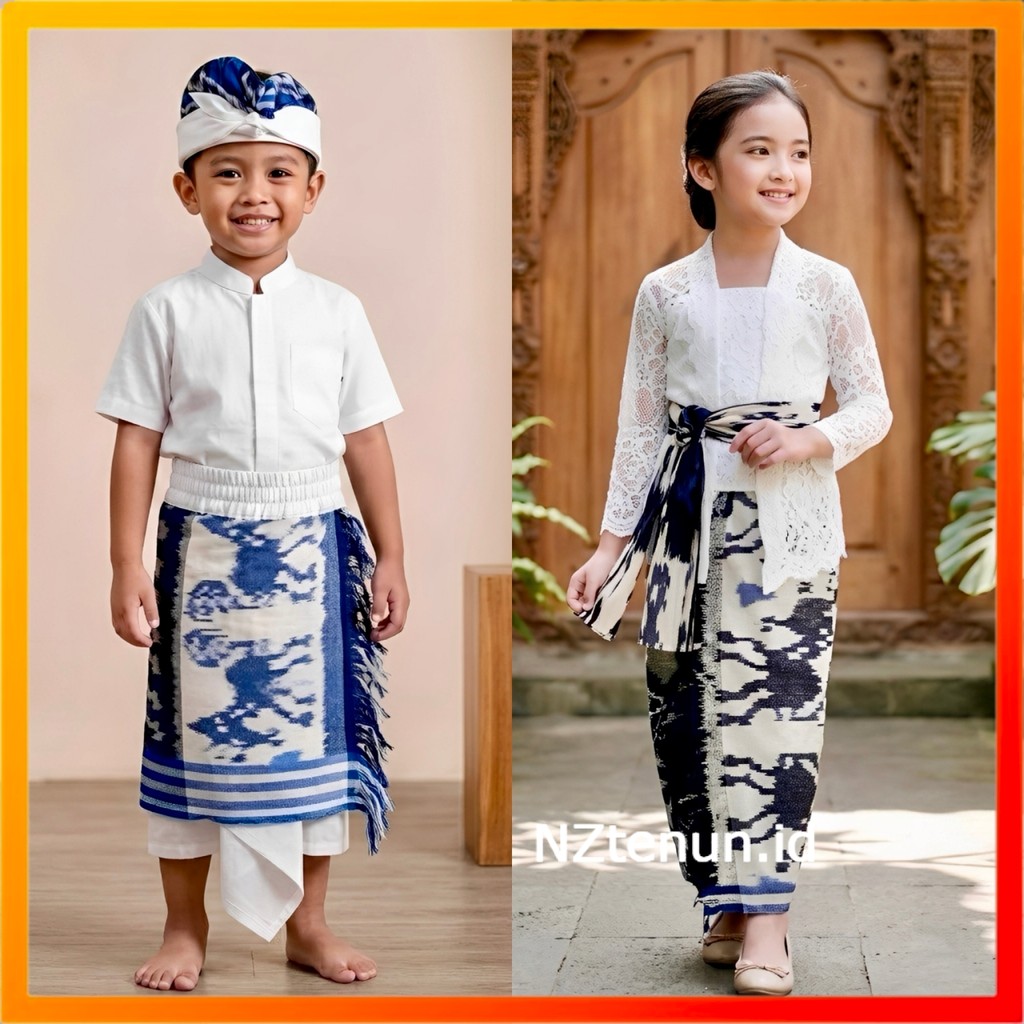 Set Couple Kamen Anak // Set Couple Blanket Anak Jadi // Set Busana Adat Anak Bali // Set Kamen Anak