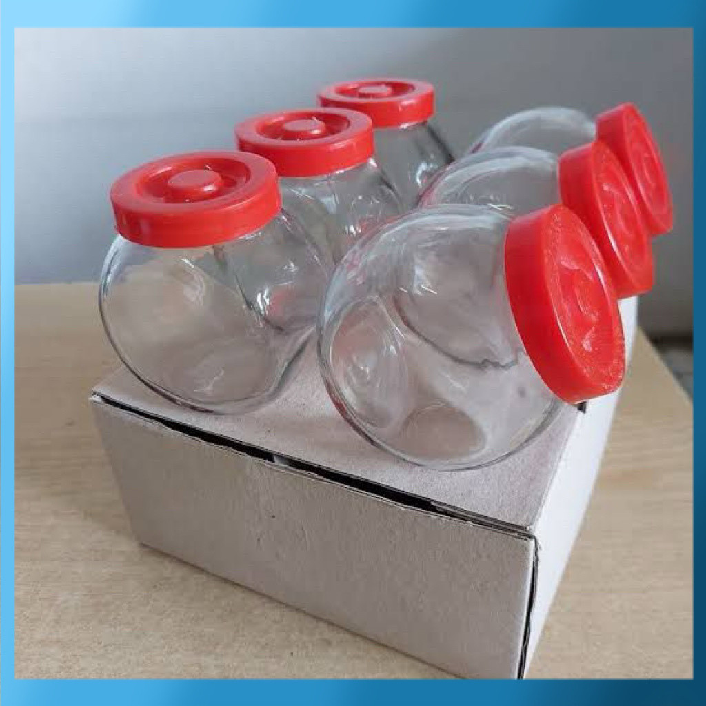 Toples TP7/ Toples jadul tutup warna/ Toples cendol miring 2000ml kedaung