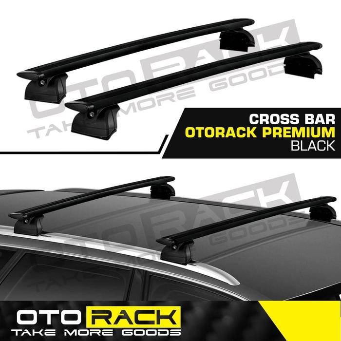 Otoproject - Roof Rack / Crossbar Otorack Premium All New Fortuner Vrz TRD GR - Hitam / Silver Car -