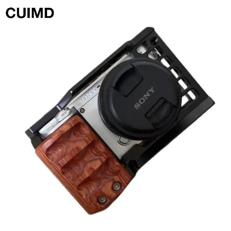 A6100 A6300 A6400 A6500 Camera Cage for Sony A6000 Accessory Vlog Case Handheld Bracket Cold Shoe Mi
