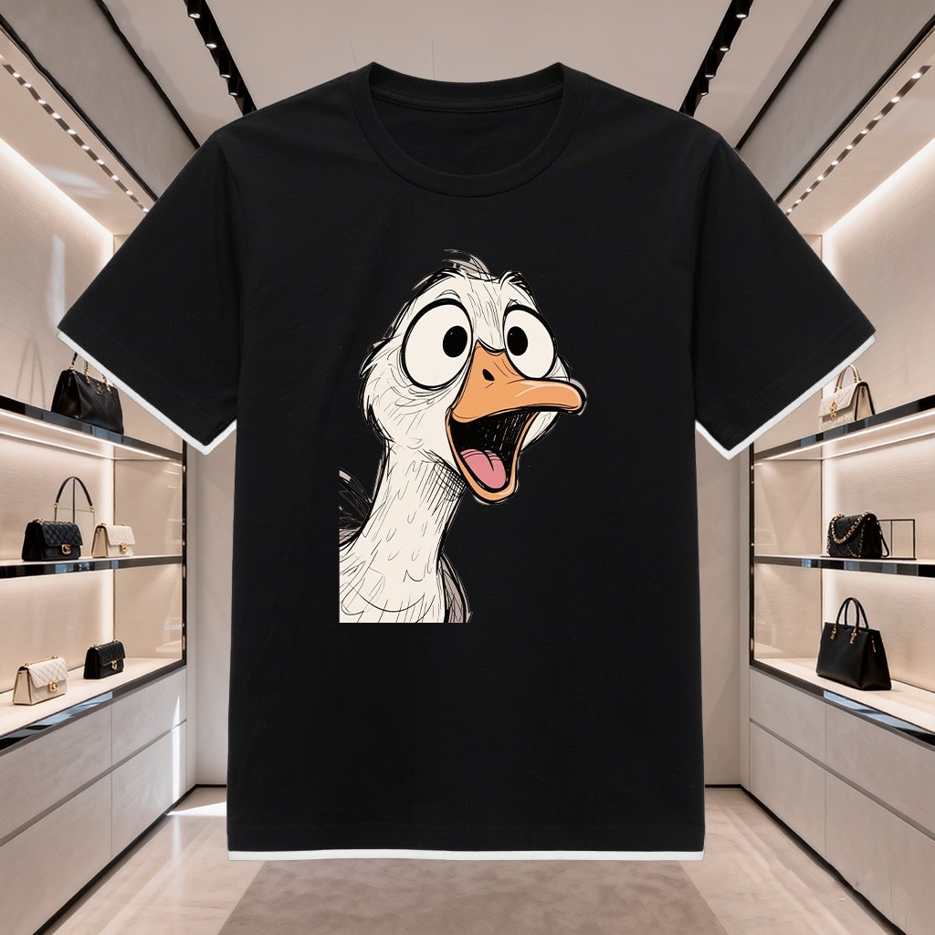 Kaos Distro 24s Combed Cocok untuk Semua Jenis Sablon Plastisol atau Waterbase