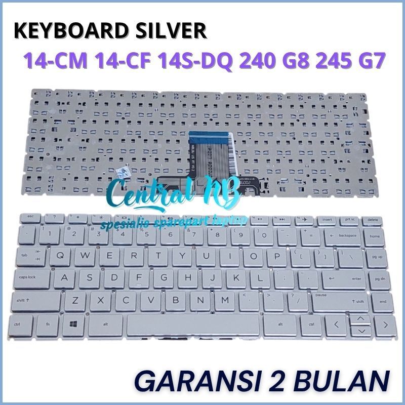 Keyboard HP Pavilion X360 14s-dq5002TU 14s-dq5001TU 14s-dq0508TU Silver -CNB