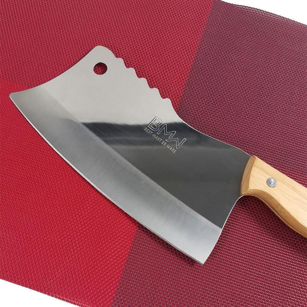 Golok Daging Cincang B-265-5 & Tulang Stainless Super Tajam Keras Tebal