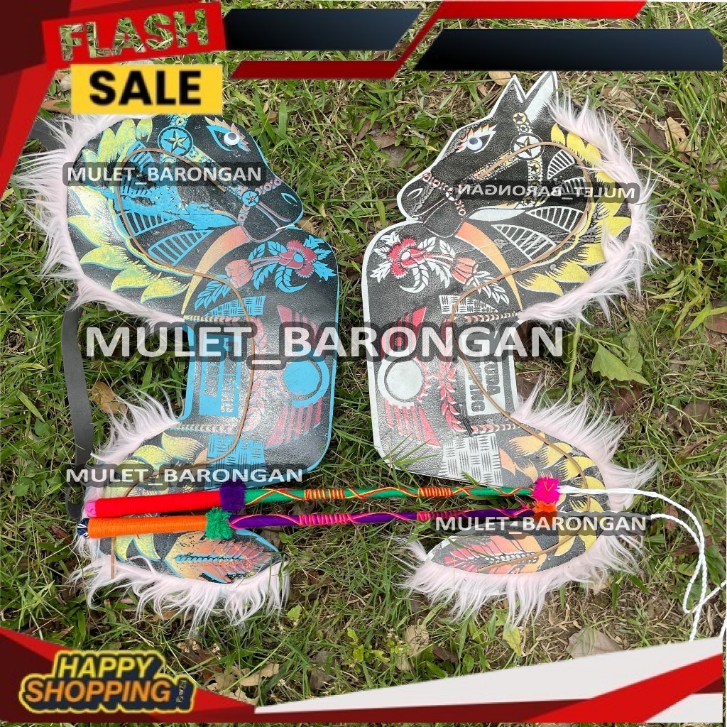 Kuda Lumping Anak Bahan Spon Dengan Tali Panjang Dan Pecut PALING DICARI 