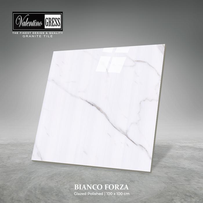 GRANITE VALENTINO GRESS 100x100 CM - BIANCO FORZA