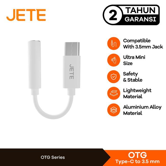 OTG Audio Jack to Type C OTG Headset To Tipe C JETE OTG Audio to TypeC