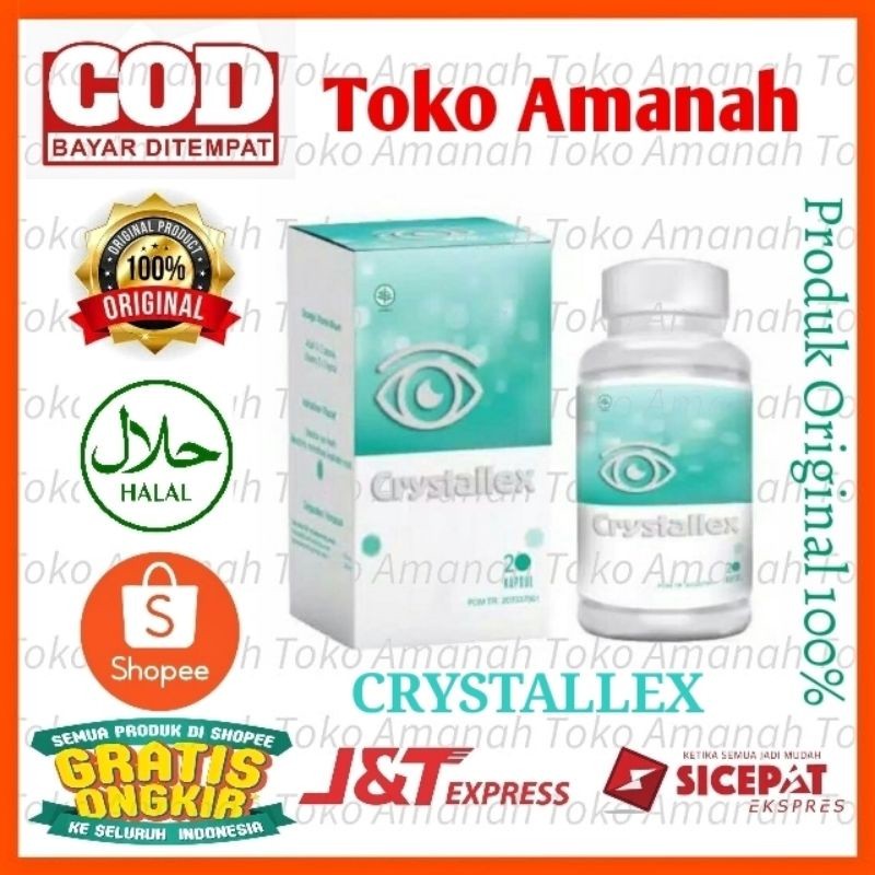 CRYSTALLEX obat mata asli minus katarak rabun original(Gratis Ongkir)