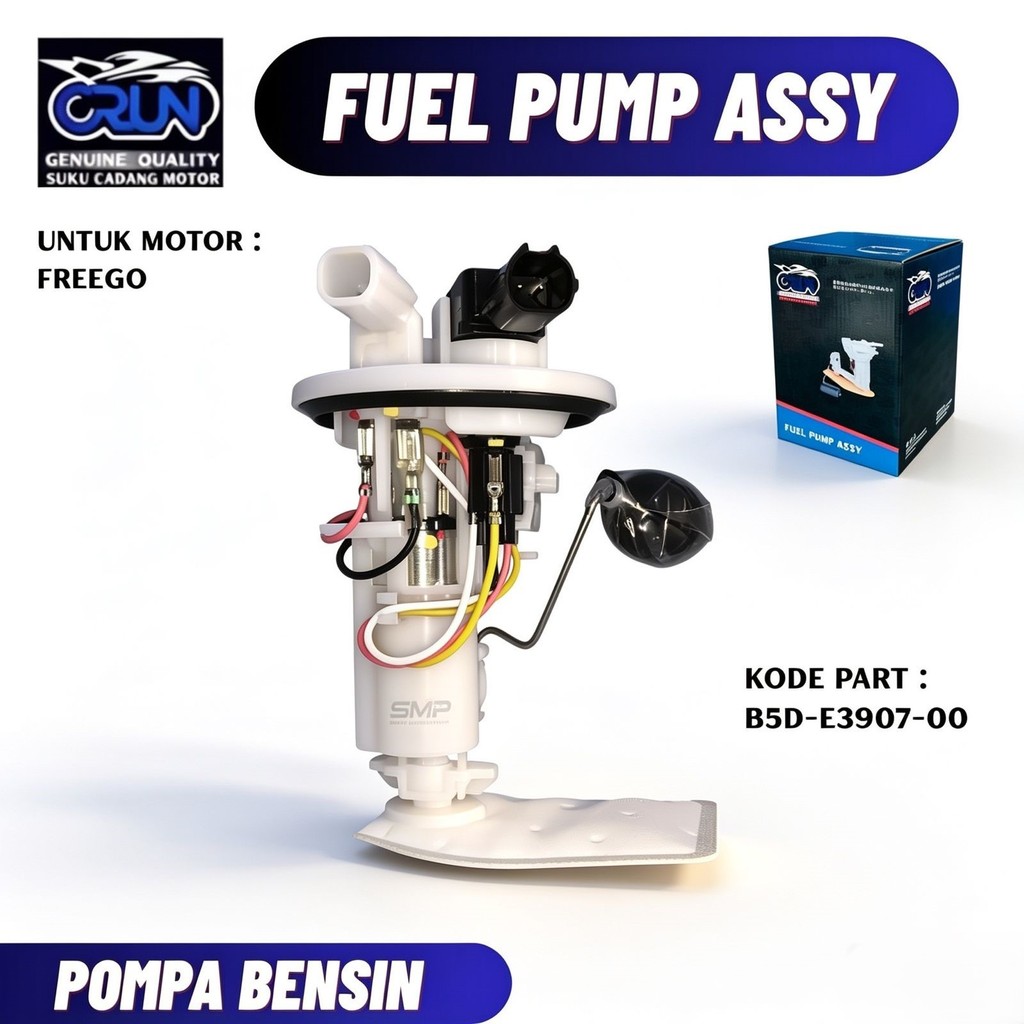B5D-E3907-00 CRUN Fuel Pump Assy Pompa Bensin Rotak Dinamo Yamaha FREEGO FREE GO