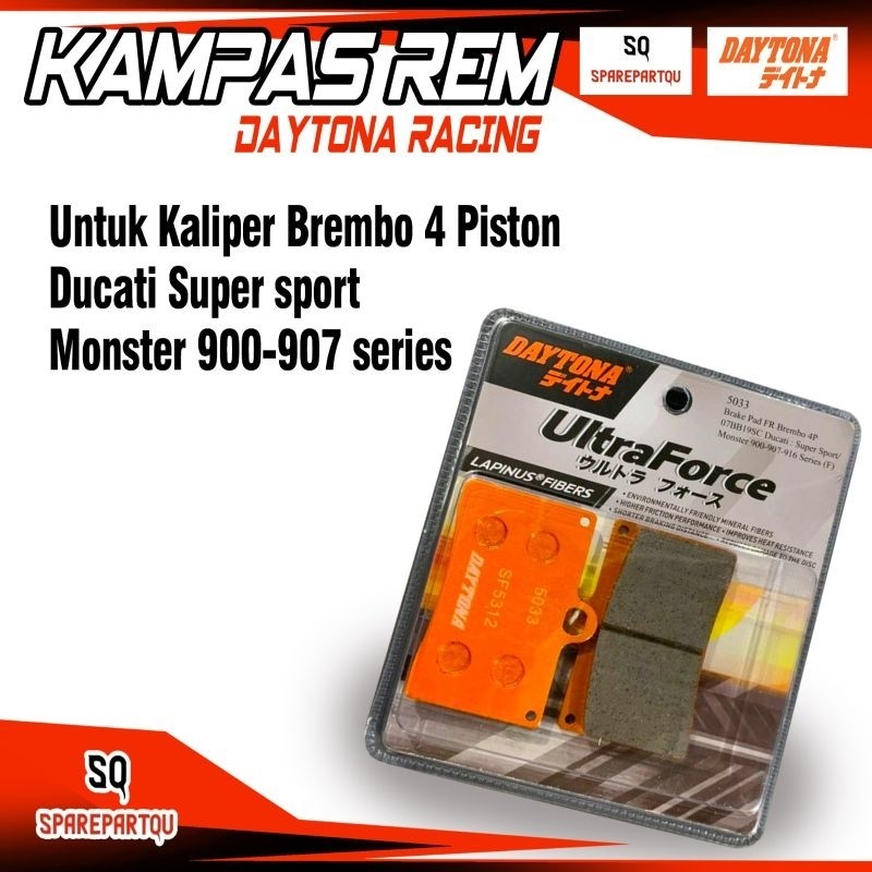 KAMPAS REM KALIPER BREMBO 4 PISTON LAPINUS FIBER .