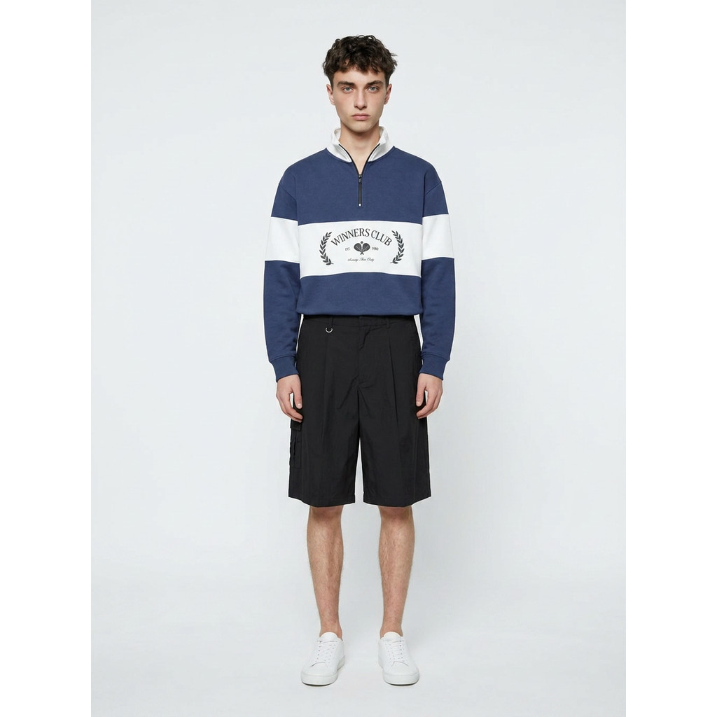 LARUSSO Winner Club - Sweatshirt Crewneck Long Sleeve - White Vintago Indigo