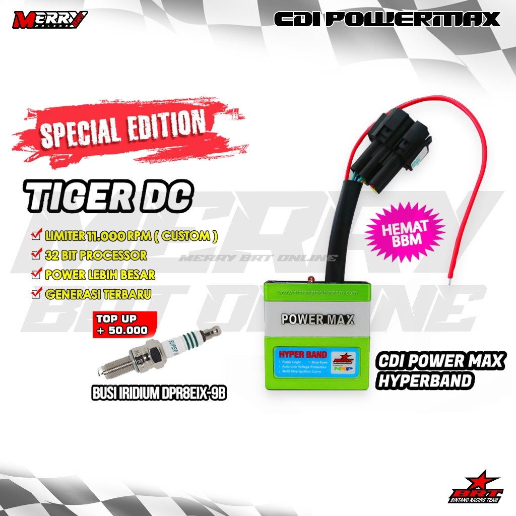Promo 522 Cdi  Powermax Hyperband Honda Tiger DC KCJ 11.000rpm LIMITER