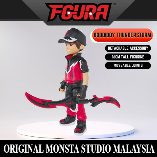 READY STOK Monsta Fgura Boboiboy Halilintar Thunderstorm Original import monsta studio malaysia mala