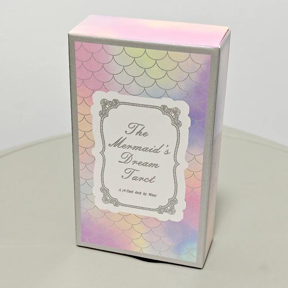 103*6cm Berdasar pada Sistem Rider Waite The Mermaid's Dream Tarot 78 Kartu Tarot yang Indah