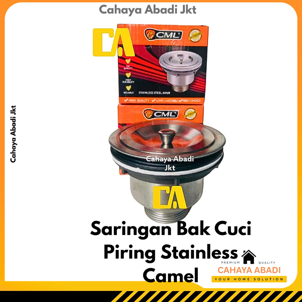 Afur Saringan Bak Cuci Piring Stainless CML Camel