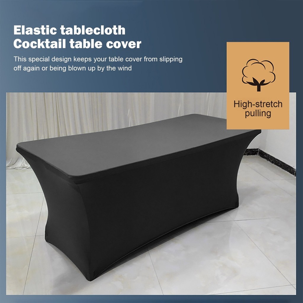 Taplak Meja Hotel Ketat Cover Meja Meeting Banquet Bahan Lotto Tebal Untuk Kantor Dan Rumah Sakit