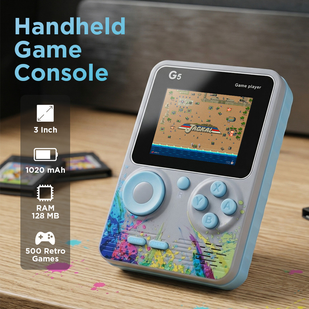 Handheld Game Console Gameboy 3 Inch 500 Retro Game - G5