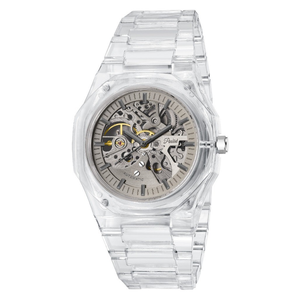 Parlent Palladium Lite Glacier - Jam Tangan Pria 40mm, Automatic Movement, Waterproof 3ATM (30M), Po