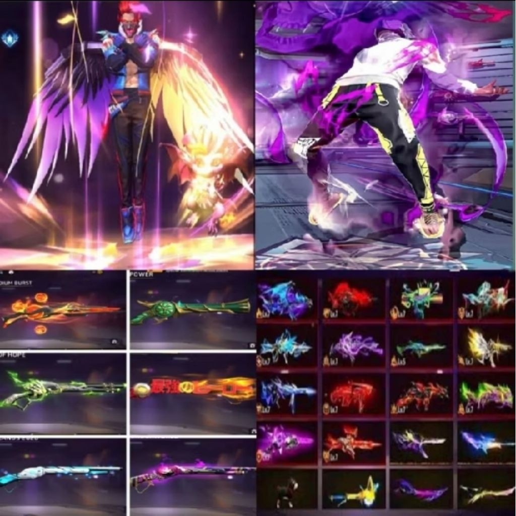 Fitur Lengkap, Akun Sultan Free Fire Terbaru akun game fri free gg permanen