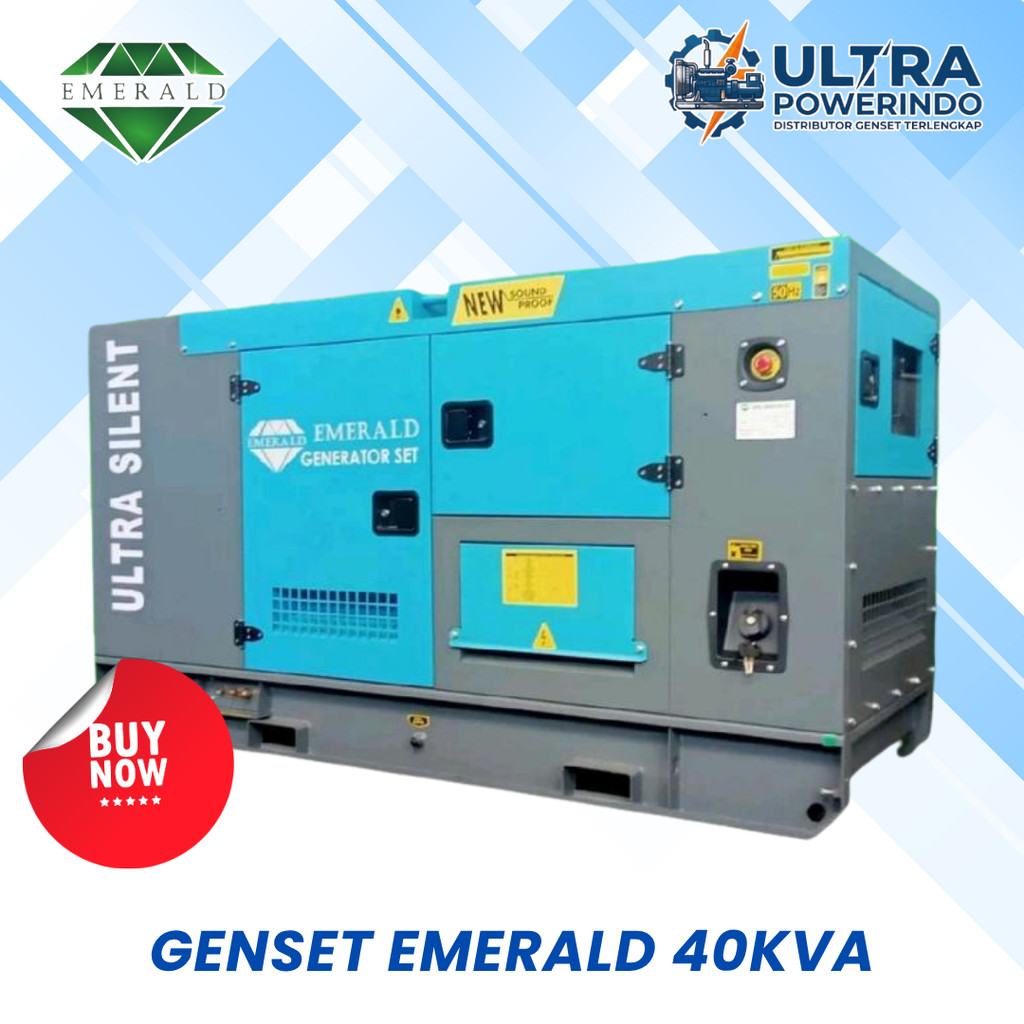 Genset 40KVA Emerald Ultra Silent Diesel