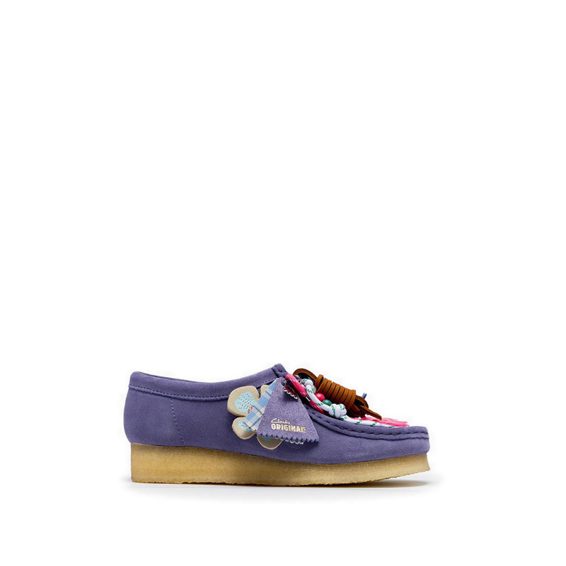 Clarks Womens Wallabee. - Purple Interest