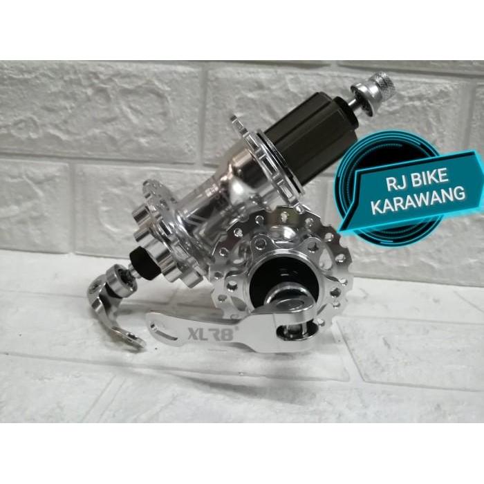 Hub XLR8 32H Cnc Silver 32 HOLE DISC BRAKE