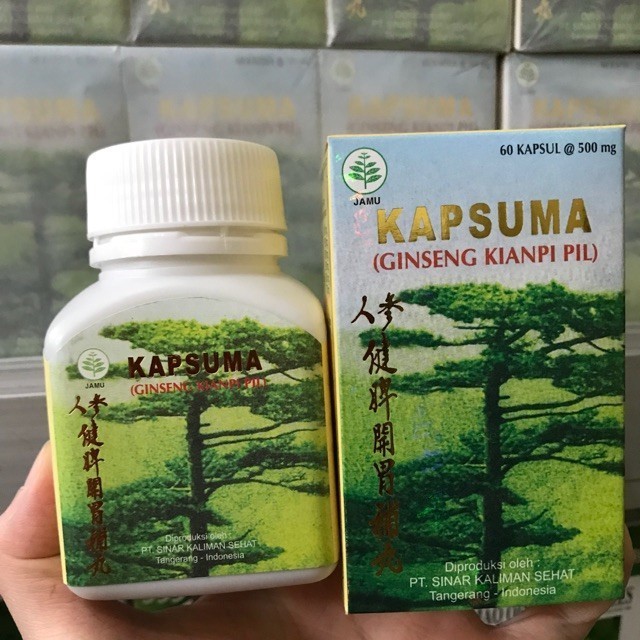 ( KIANPI HEALTY ) PROMO TERBARU KIANPI ORIGINAL  ( Kianpi Original ) Kapsuma Ginseng Gemuk Pil (Old/